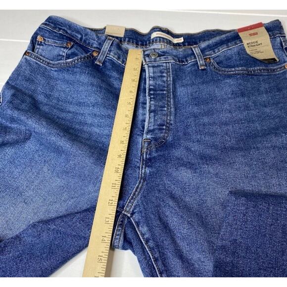 Levi’s Women's High-Rise Wedgie Straight Cropped Jeans Plus Size 20W New - Picture 6 of 11